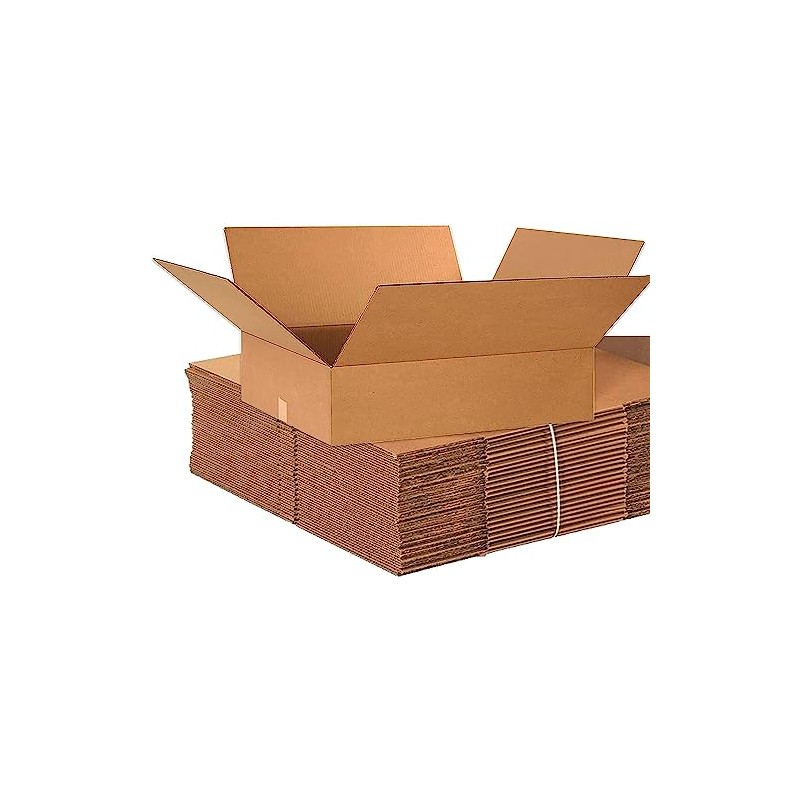 Corrugated Cardboard Shipping Boxes Pack of 25 Brown Packaging &