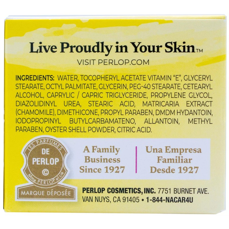 Perlop Concha Nacar Cream Vitamin E con Manzanilla de Perlop