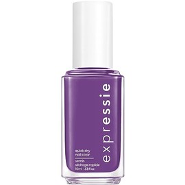 Essie Expressie Esmalte de uñas vegano de secado rápido, IRL, morado uva, 9,4 g                                                                       