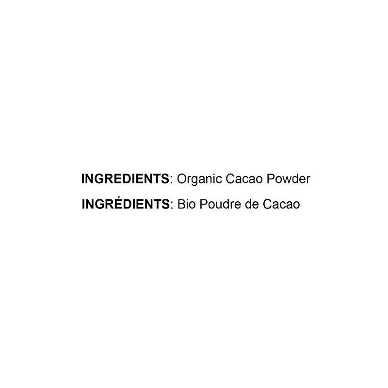 Organic Cacao Powder, 1 Pound - Certified, Non-GMO, Kosher, Raw,