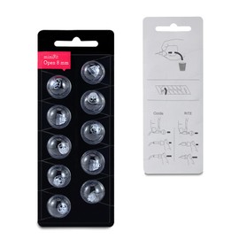 Hearing Aid Domes for Oticon Replacements,Oticon Minifit Open Domes (8 mm/2 Pack）,Universal Domes for Oticon Hearing Aid Supplies