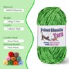 3 * 100g Fluffy Velvet Chenille Yarn for Crocheting and