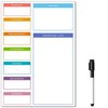 TMS Magnetic Weekly Planner and Dry Wipe Pen, Meal Planner