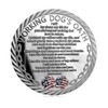 K9 Canine Police Military coinThin Blue Line Law Enforcement Officer