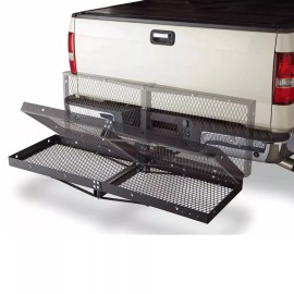 Hyper Tough Hitch Mounted Cargo Basket Trailer Mount Folding Luggage Carrier US