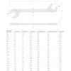 TEKTON 11/32 Inch Angle Head Open End Wrench | WAE83209