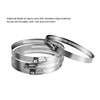 5 Pack Hose Clamps 91-114mm Adjustable Pipe Clamps for Fixing