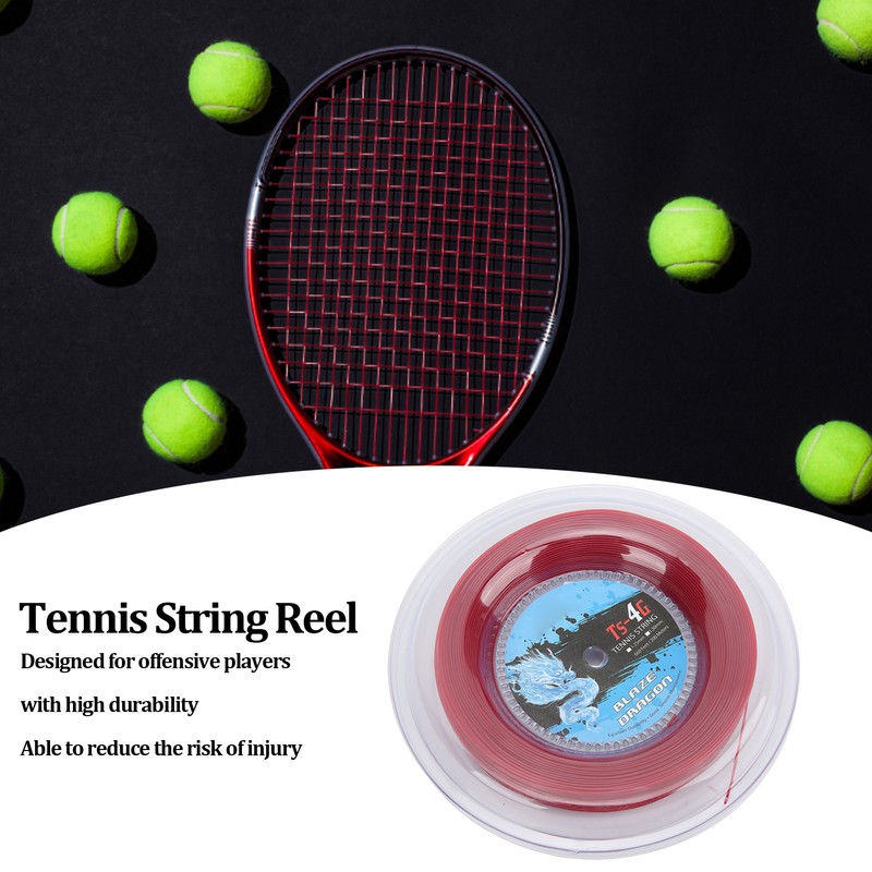 Tennis Racket String 1.3mm 200m Racquet String Reel for Amateur