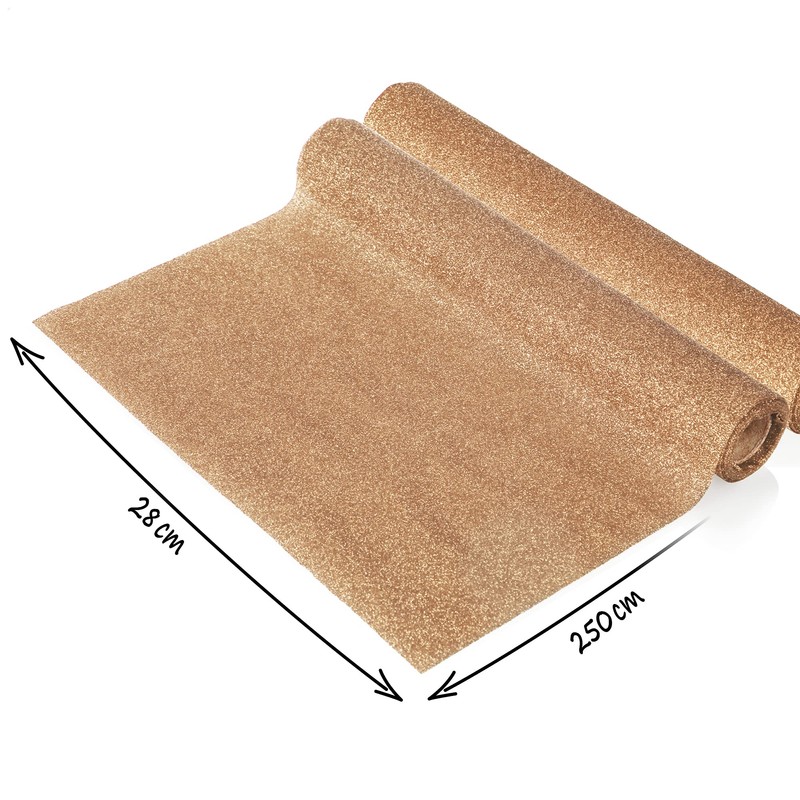 com-four® 2 x Christmas Table Runners - Decorative Table Runner