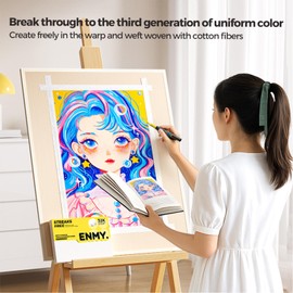 ENMY Cuaderno De Dibujo de grueso de 300 g/m² papeles de dibujo para dibujar 100% algodón puro (32K)