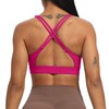 Aoxjox Women's Workout Sports Bras Fitness Medium-High Cross Back Sporty