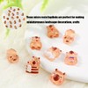 100PCS Mini Capybara Decor for Dollhouse Resin Tiny capybaras for