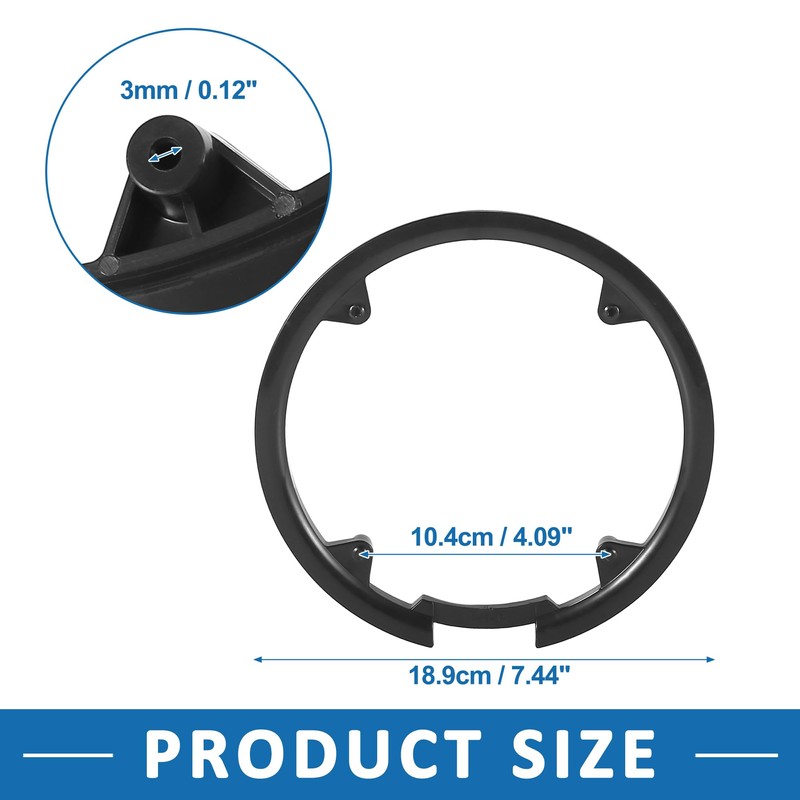 A ABSOPRO Bike Crankset Chain Wheel Cover 42 Teeth 10.4cm