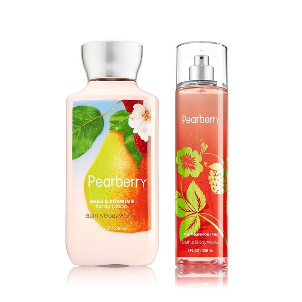 Bath & Body Works Pearberry Lotion & Mist Gift Set
