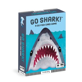 Mudpuppy Go Shark! – Shark Version of Classic Kids Go Fish Card Game with Cute Illustrations of Sharks for Children Ages 4 and Up, 2-4 Players
