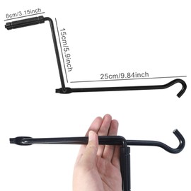 Folding Steel Car Rocker - Car Jack Hand Crank Accessories- Car Lever Handle Tool -Wheel Spanner Handle For Car Lift
