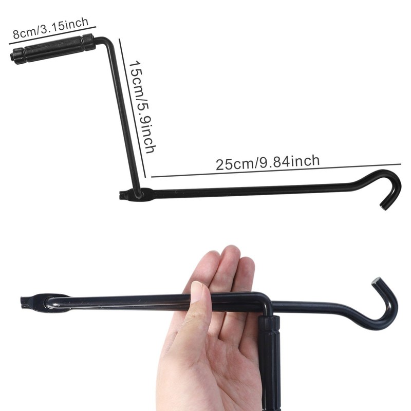 Folding Steel Car Rocker - Car Jack Hand Crank Accessories-