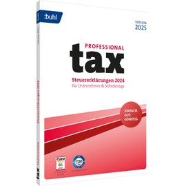 Tax 2025 Professional (für Steuerjahr 2024|100 Abgaben|Standardverpackung