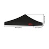 MASTERCANOPY Replacement Pop Up Canopy Top (8x8, Black)