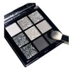 9 Colours Brown Eyeshadow Palette, Glitter Eyeshadow Matte Shimmer Natural