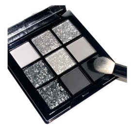 9 Colours Brown Eyeshadow Palette, Glitter Eyeshadow Matte Shimmer Natural Long-Lasting Waterproof Highly Pigmented Smokey Eyeshadow Palette for Women Eye Makeup (Brown)