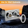 KPALAG Upgraded Stainless Steel 5/16'' Square Hydrant Key, Sillcock Water