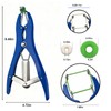 Jabcmier Goat Banding Kit Professional Farm Tool with 100 Rubber