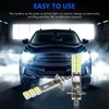 jingfei 4PCS H1 6000K Super White 80W LED Headlight Kit