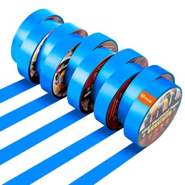 RED WOLF 10 Pack Blue Electrical Tape 3/4 Inch x 66 Ft Industrial Grade UL/CSA Listed 7 Mil Thick Flame Retardant High Temp Waterproof Electrical PVC Tape Electric Super Vinyl Rated 600V