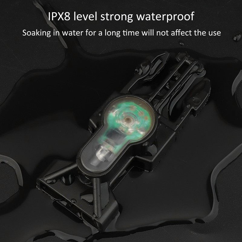 Outdoor Mini Survival Safety Light IPX8 Waterproof Signal Lamp with