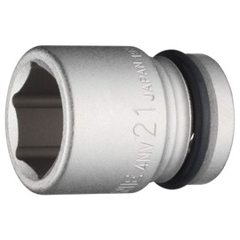 TONE Impact Socket 4NV-21 Insertion Angle 1/2 inch (12.7 mm) Double Side Width 0.8 inch (21 mm)