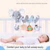 Elephant Spiral Pram Toys for Babies Soft Music Spiral Activity