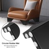 SUMNACON 4Pcs 7.5cm Metal Sofa Legs Wardrobe Leg Furniture Leg,