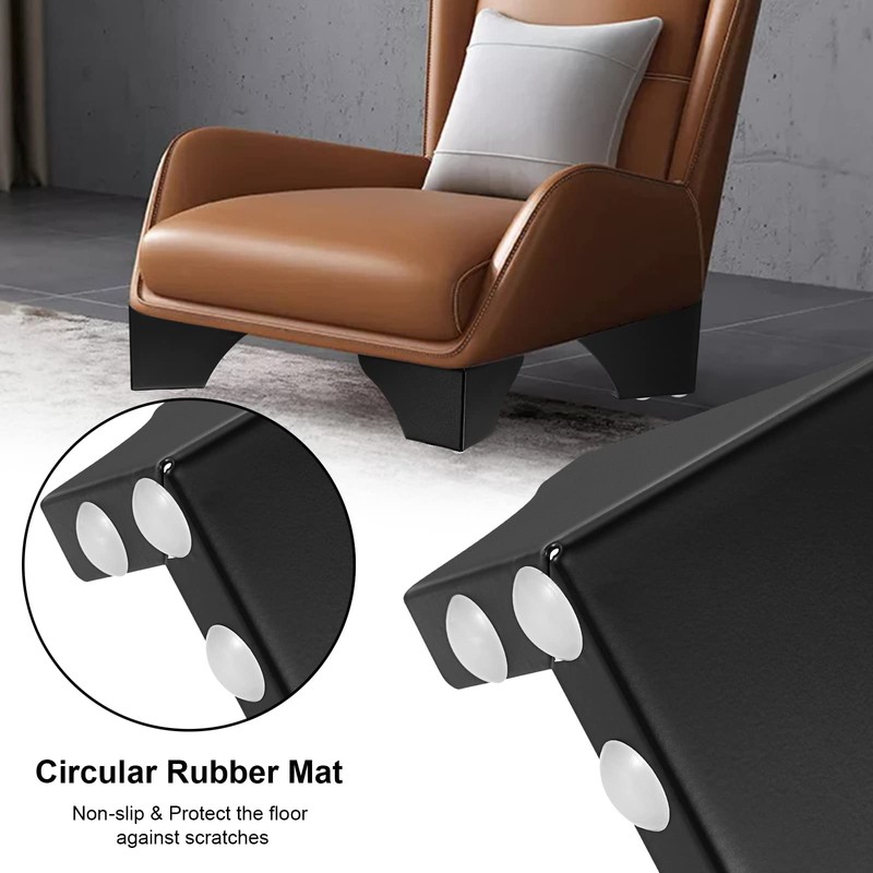 SUMNACON 4Pcs 7.5cm Metal Sofa Legs Wardrobe Leg Furniture Leg,