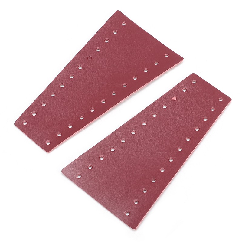 2pcs Motorcycle Lever Brake Clutch Cover Microfiber Leather 15-18MM/0.59-0.71inBurgundy