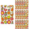 8 1/2" x 12" Colorful Fiesta Plastic Goody Bags -