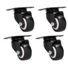 4pcs Caster Wheel 360 Degree No Noise Caster Fit for