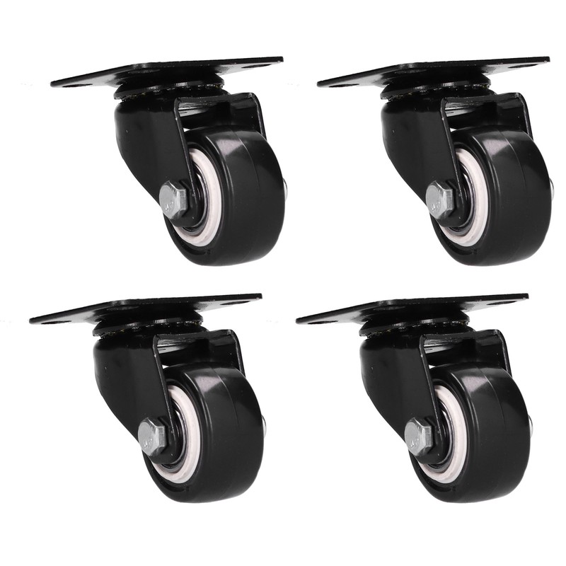 4pcs Caster Wheel 360 Degree No Noise Caster Fit for