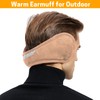 GNEGNI Winter Ear Muff for Men, Poly Fleece Thermal Ear