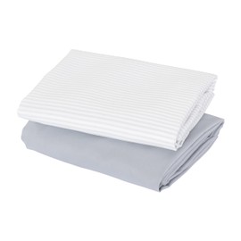 Baby Trend Fitted Sheets for Baby Trend Nursery Center Playards, Dash Grey