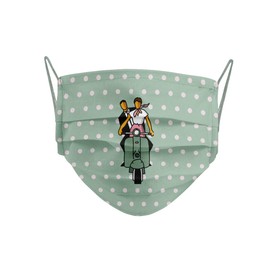 Cencibel Smart Casual Mask for Holiday, Rome, Motorcycle, Vespa