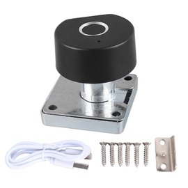 Smart Fingerprint Drawer Lock Keyless Punch Free Cabinet Wardrobe Electric Safety Lock for Home Furniture Office