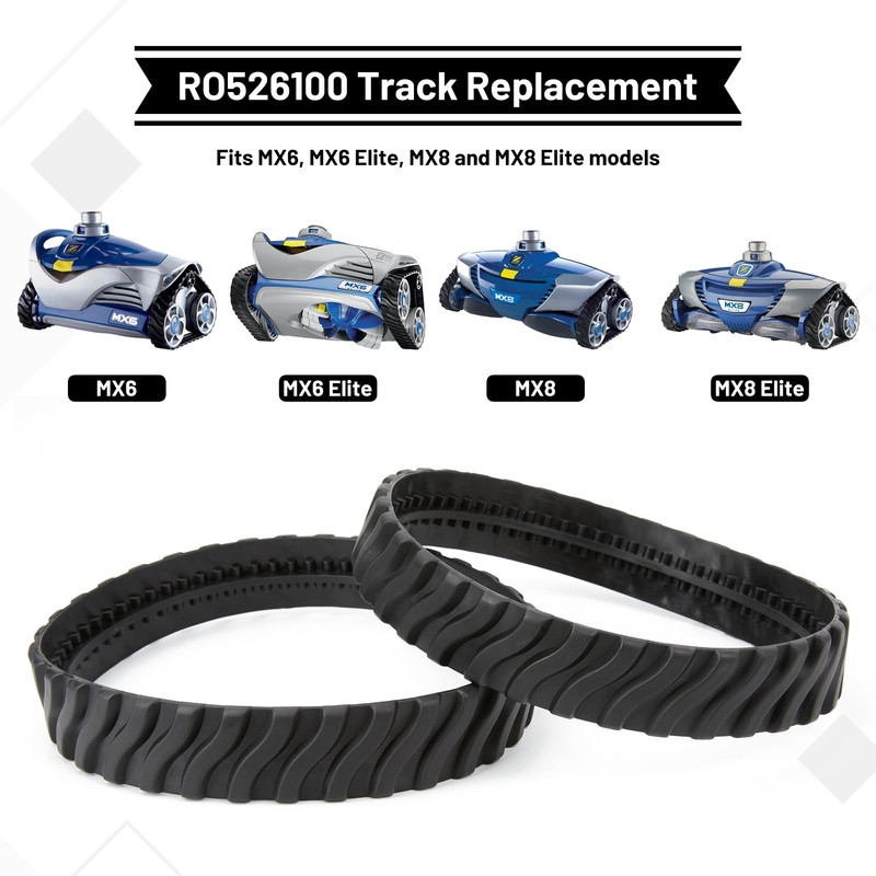 USEAMIE 2 Pieces R0526100 Pool Cleaner Tyre Track Replacements for