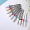 Wanmu 10Pcs Ceramic Nail Drill Bits, 3/32 Professional Acrylic File