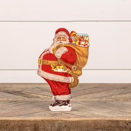 Ragon House 10" Jolly Old St Nick Santa w/Toy Bag Christmas Dummy Board Sign