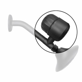 Westbrass SAF-62 In-Line Shower Head Filter Attachment For Shower Arm, Matte Black