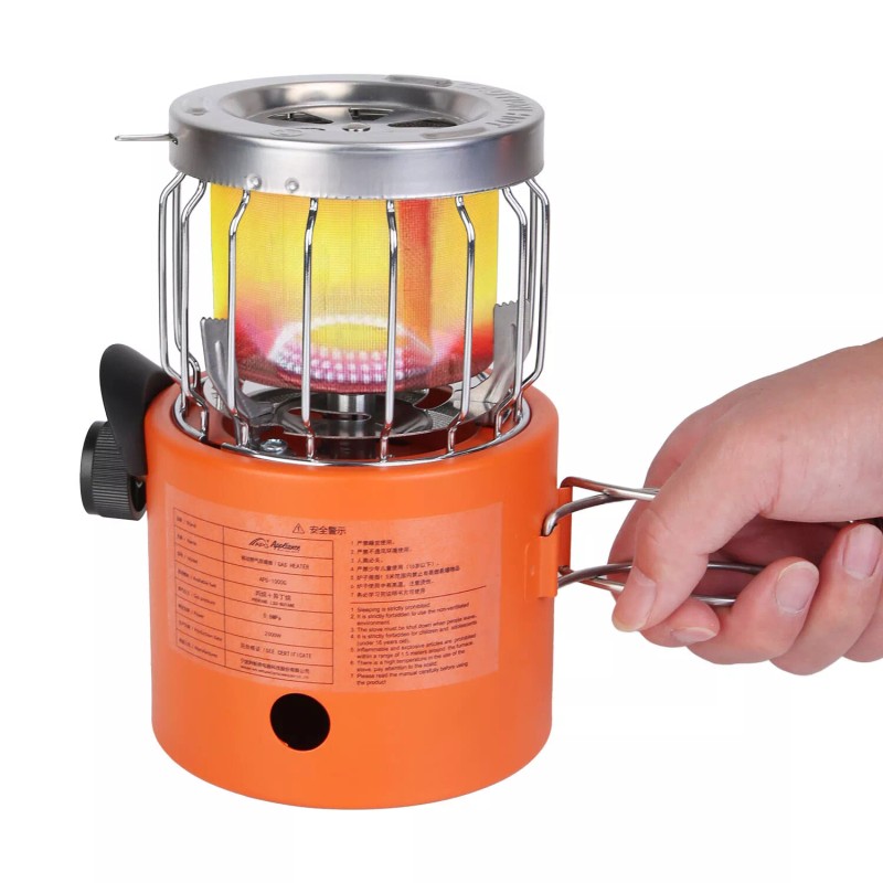 APG 2000W 2 In 1 Camping Stove Tent Heater Gas