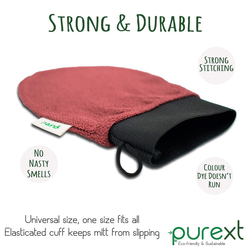 PureXT Exfoliating Glove - Kessa Hammam Body Scrubber - Fake