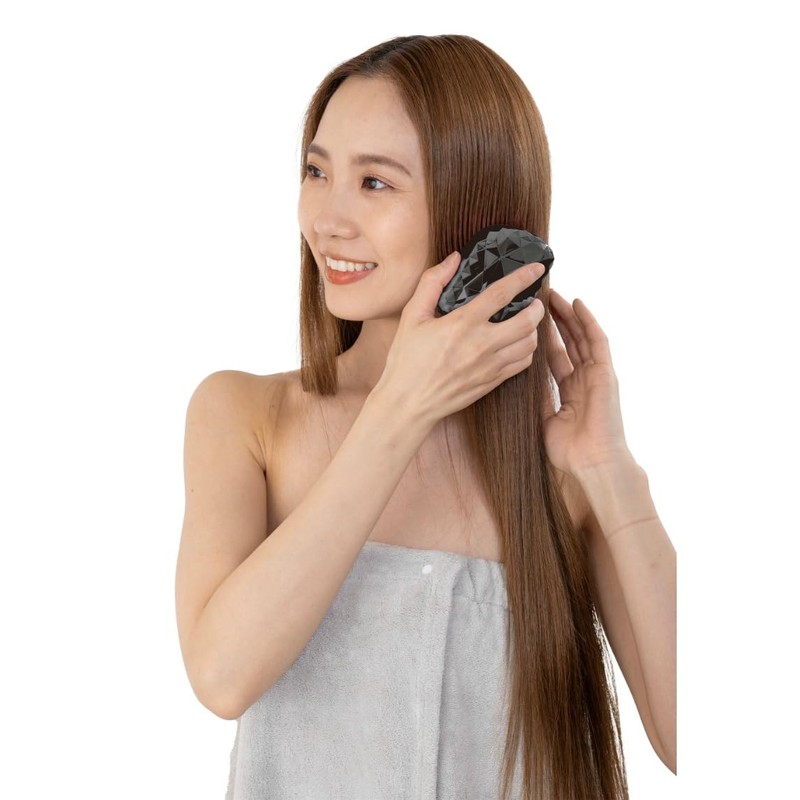 Global Japan Women's Hair Brush, Cute, U-ni, Diamond-Cut Hairbrush, Smooth,