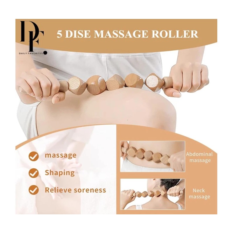10-in-1 Wood Therapy Massage Tools – Lymphatic Drainage Massager Maderoterapia
